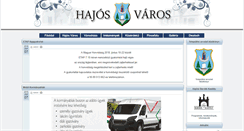 Desktop Screenshot of hajosvaros.hu