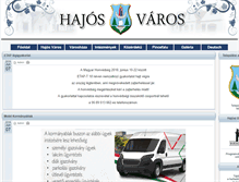 Tablet Screenshot of hajosvaros.hu